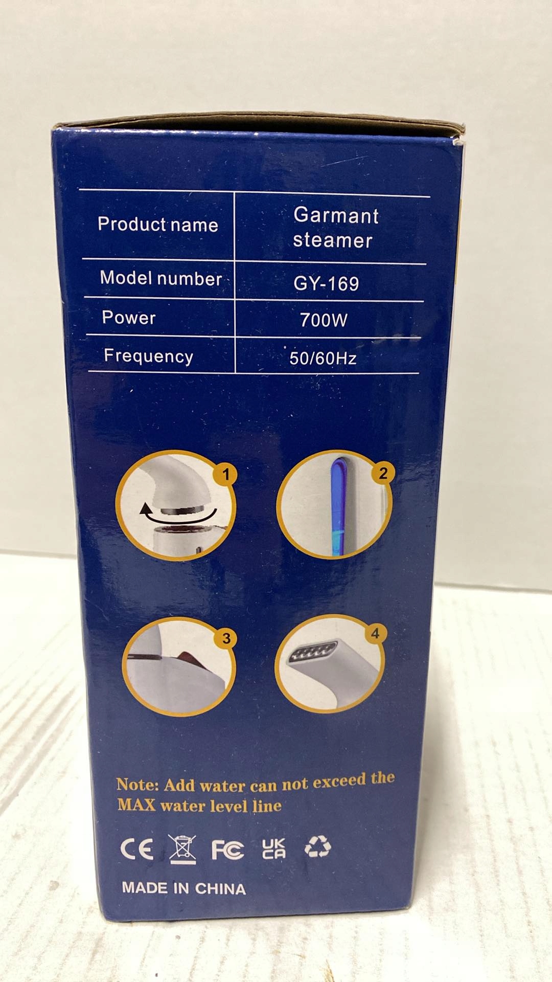 Parownica szczotka parowa gy-169 Moc 700 W