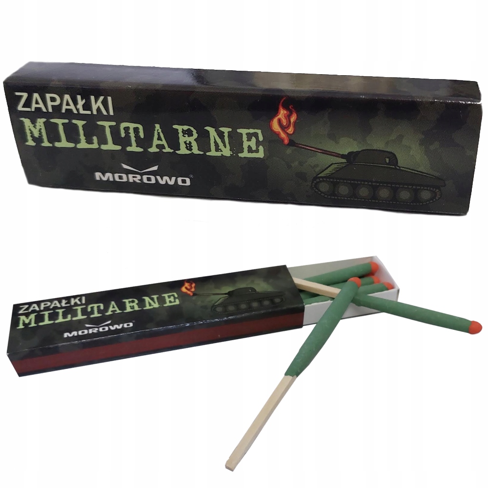 

Zapałki Morowo Sztormowe Militarne 8SZT Podręczne