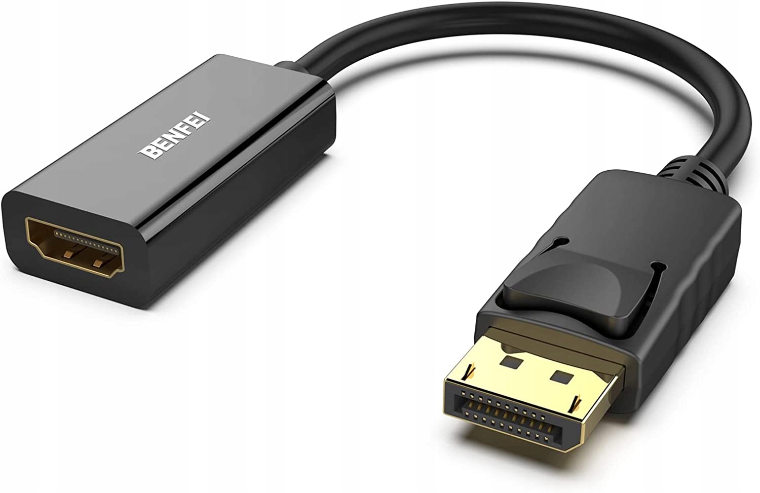 Benfei adapter przejściówka 4K DisplayPort 1. 2 do Hdmi 1. 4 czarny
