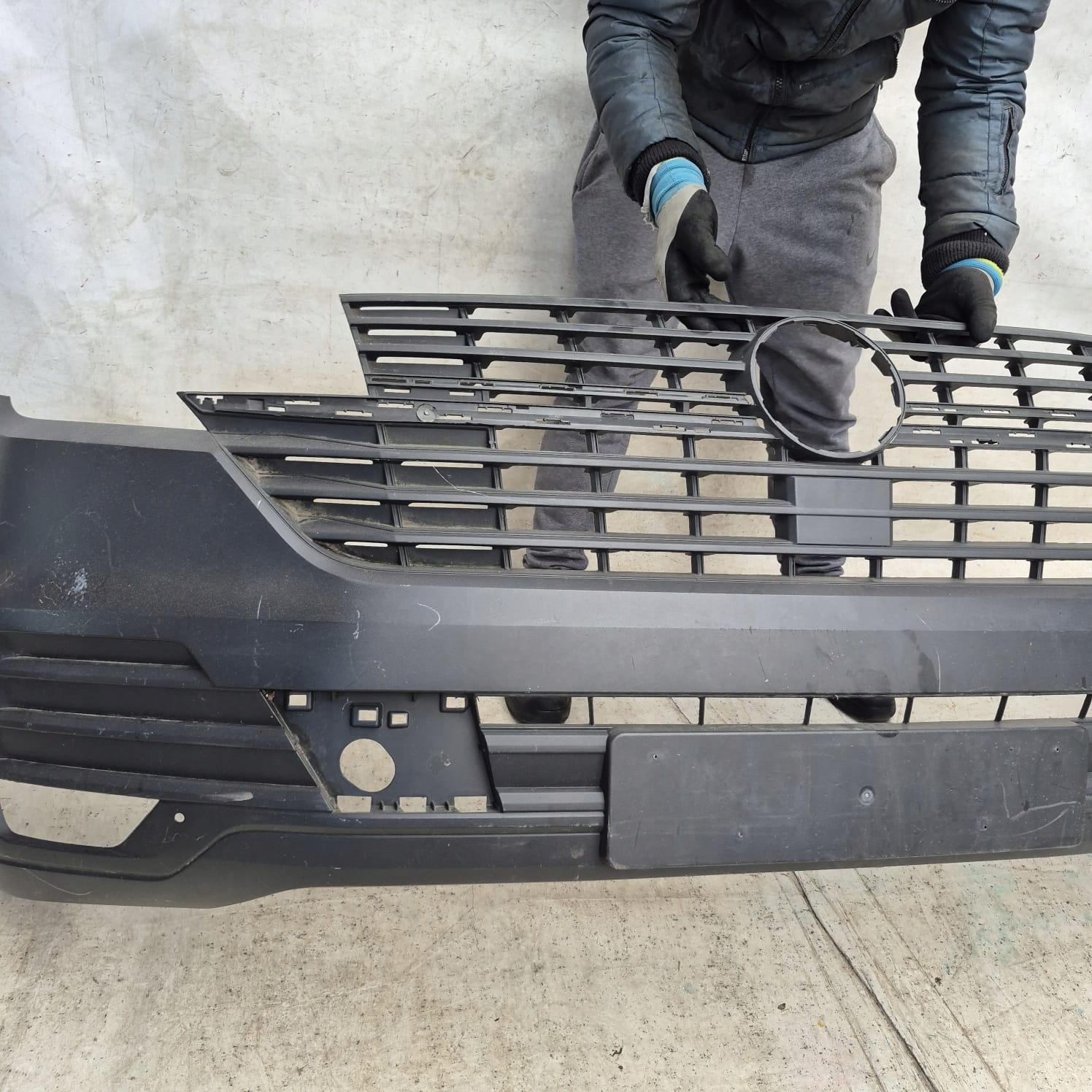 VW T6.1 T6 LIFT 19- bumper front front 7LA807221A