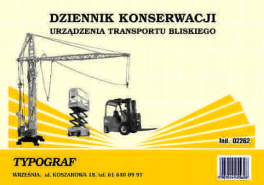 

Dziennik Konserwacji Urządzenia A5 Typograf 02262