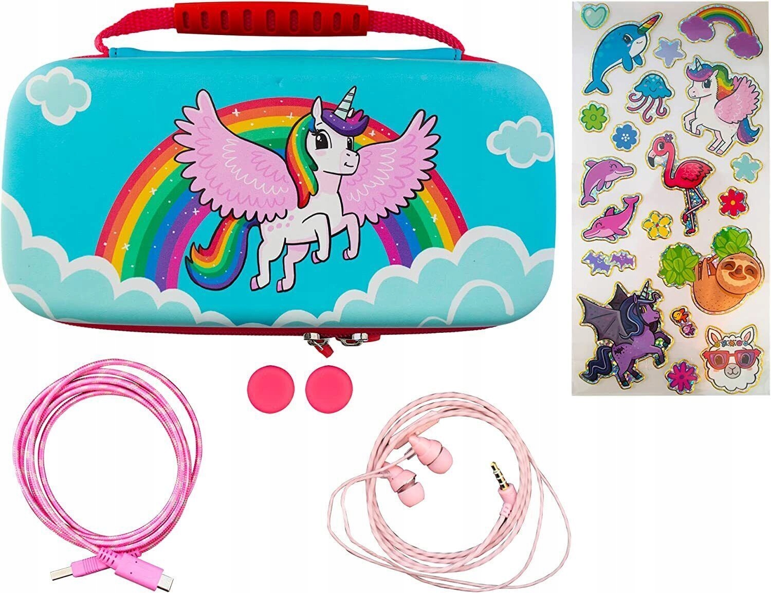 Erui Nintendo Switch Rainbow Unicorn 7 w 1