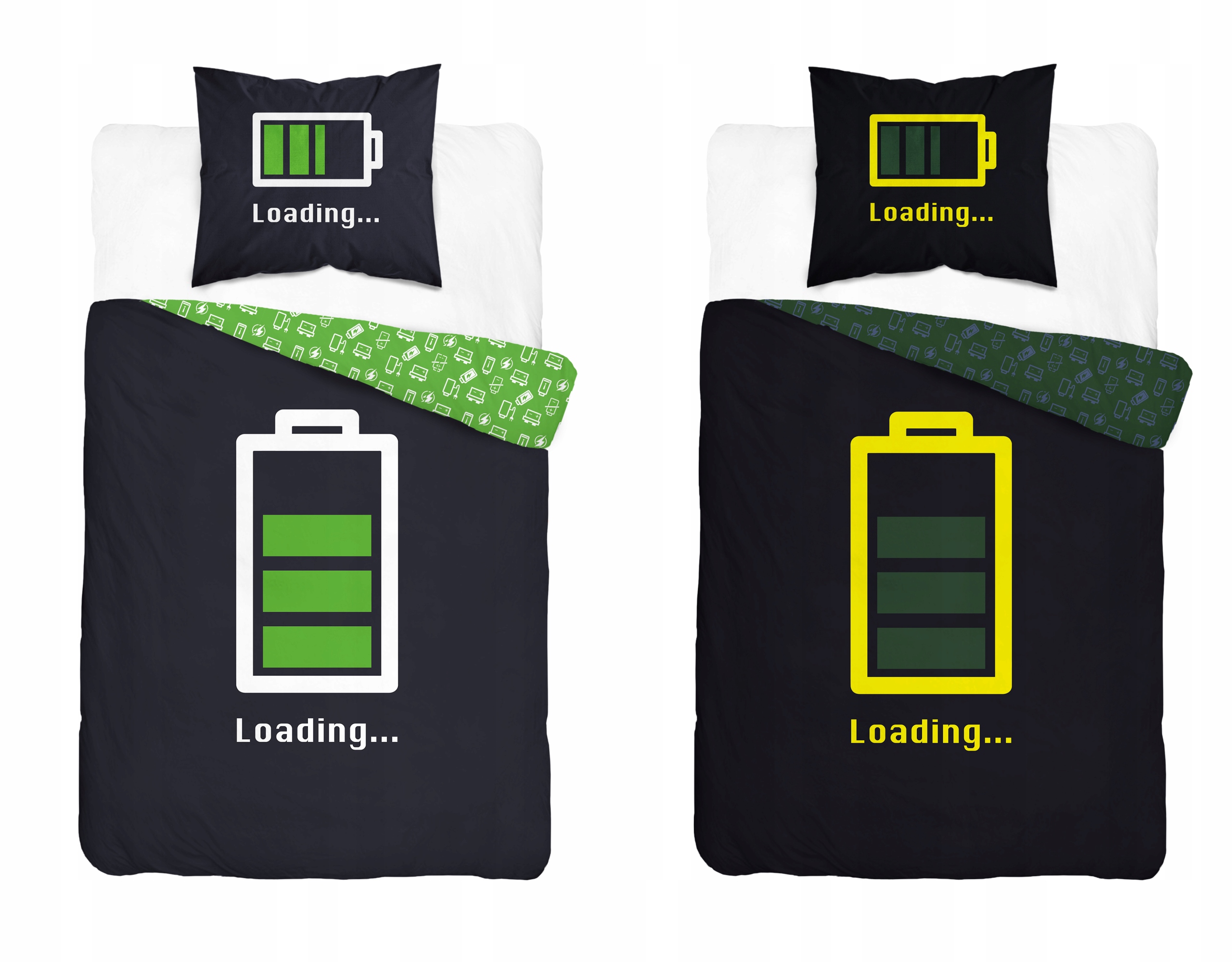 POŚCIEL MŁODZIEŻOWA ŚWIECĄCA W CIEMNOŚCI 140x200 BATERIA Długość kołdry 200 cm