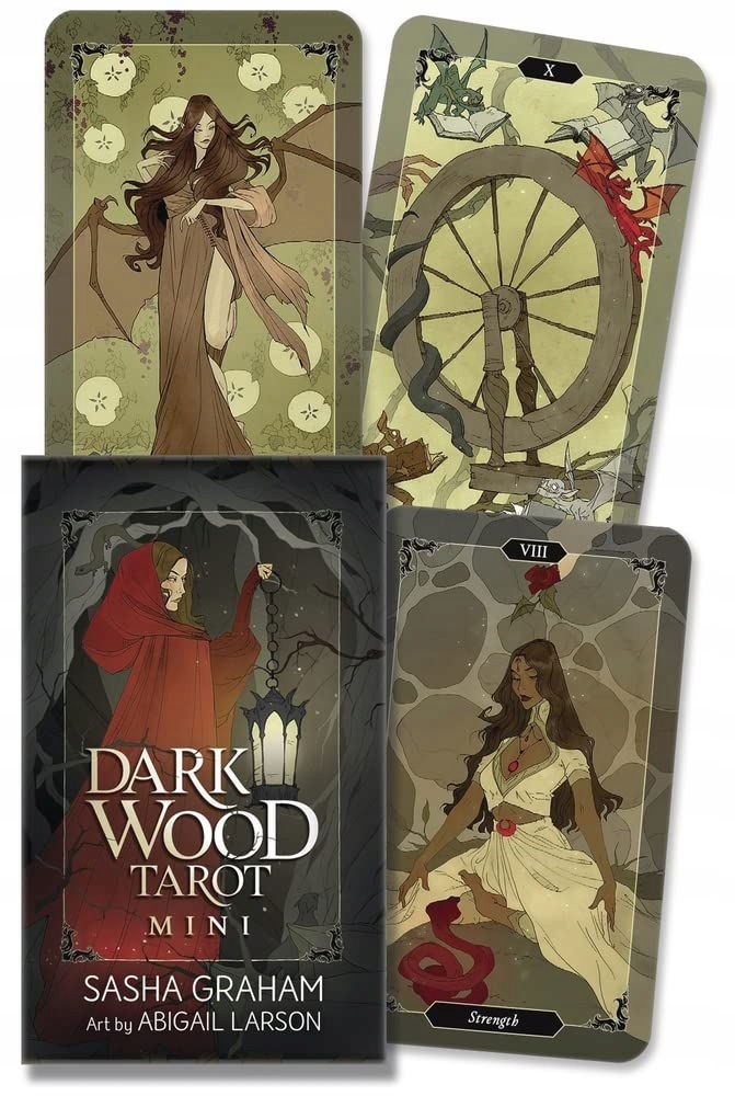 DARK WOOD TAROT MINI DECK Sasha Graham (KSIĄŻKA) (15652940210