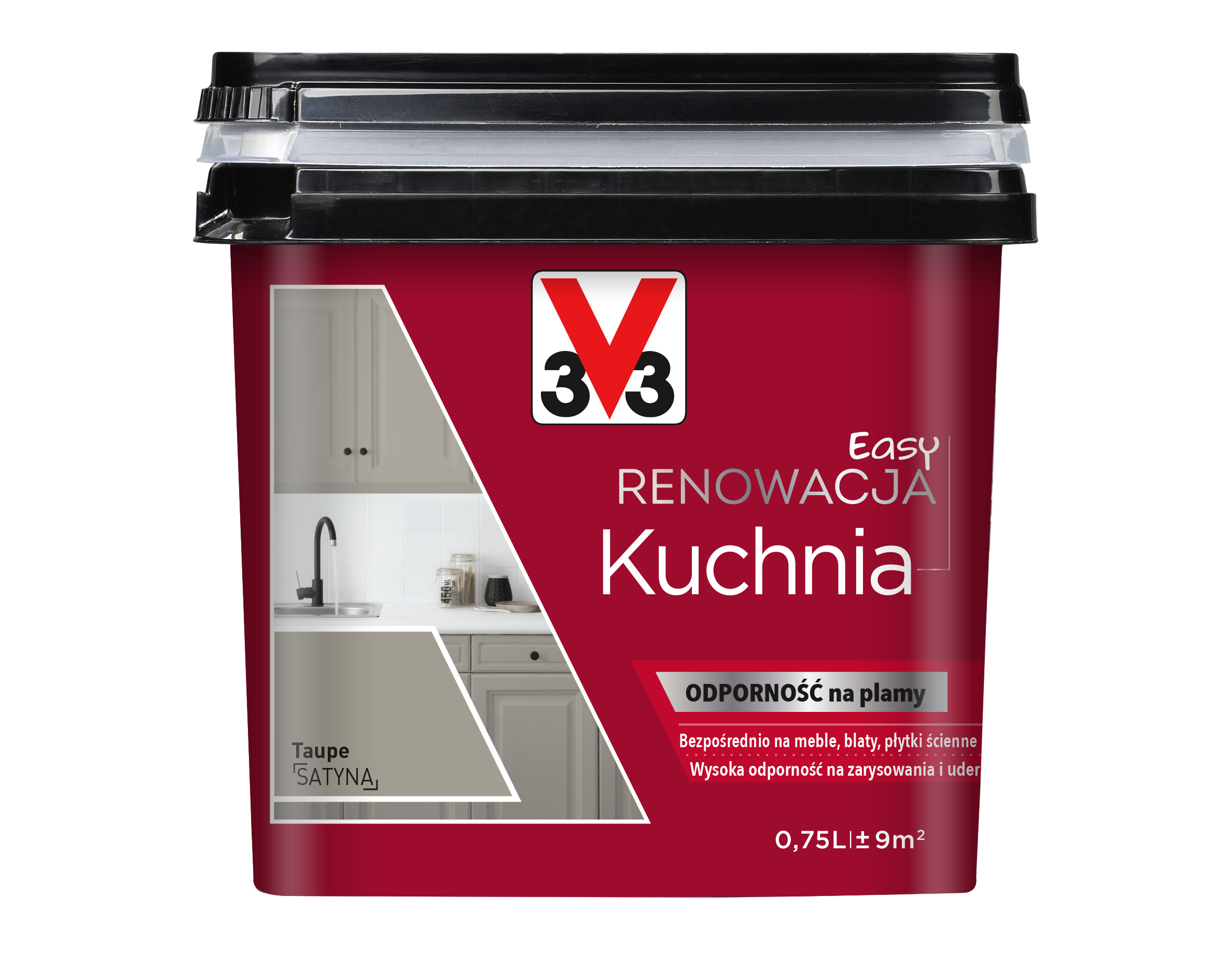 

V33 Easy Renowacja Kuchnia Taupe Satyna 0,75L