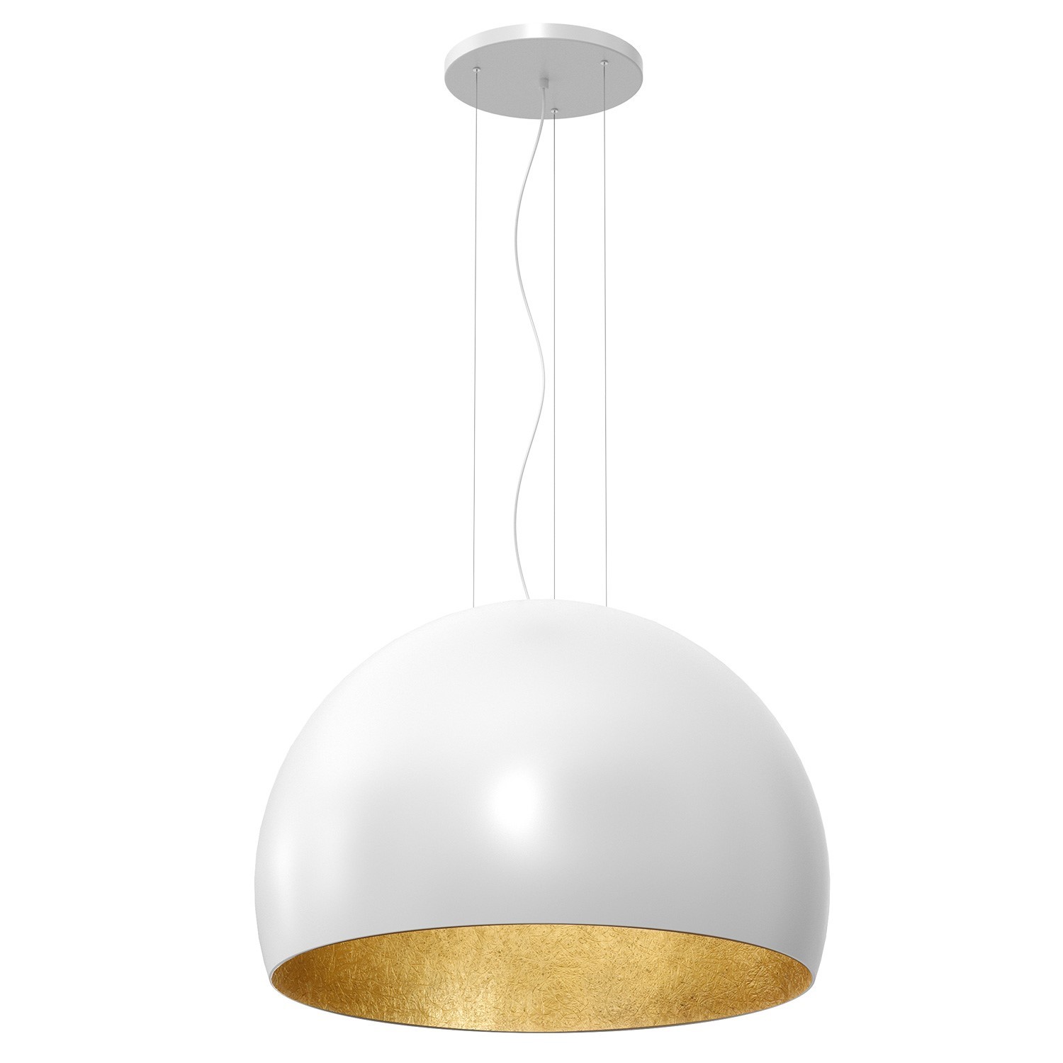 Závěsná Lampa Luminex Compo 1680 Bílá Zlatá