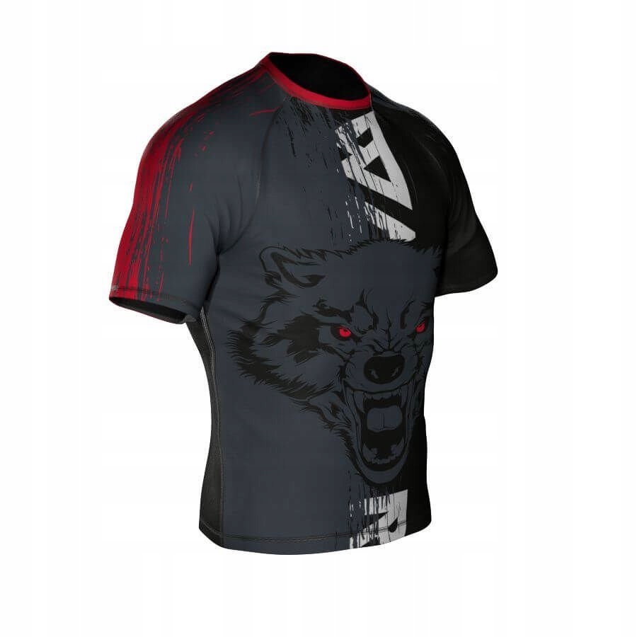 RASHGUARD MĘSKI KOSZULKA KOPRESYJNA MMA SIŁOWNIA DBX BUSHIDO Wolf M Kolekcja Wolf