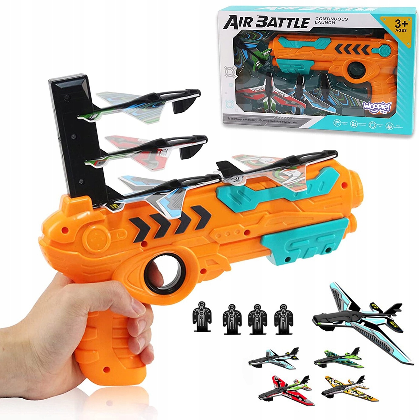 

Pistolet Wyrzutnia Samolotów 4x Samolot Woopie
