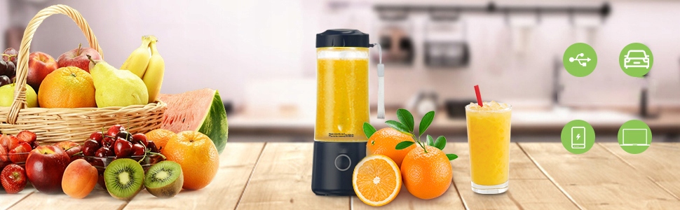 Mini Blender 400ml z 6 Ostrzami ze Stali Nierdzewnej do Soków i Smoothie Kod producenta sokowirówka blendera