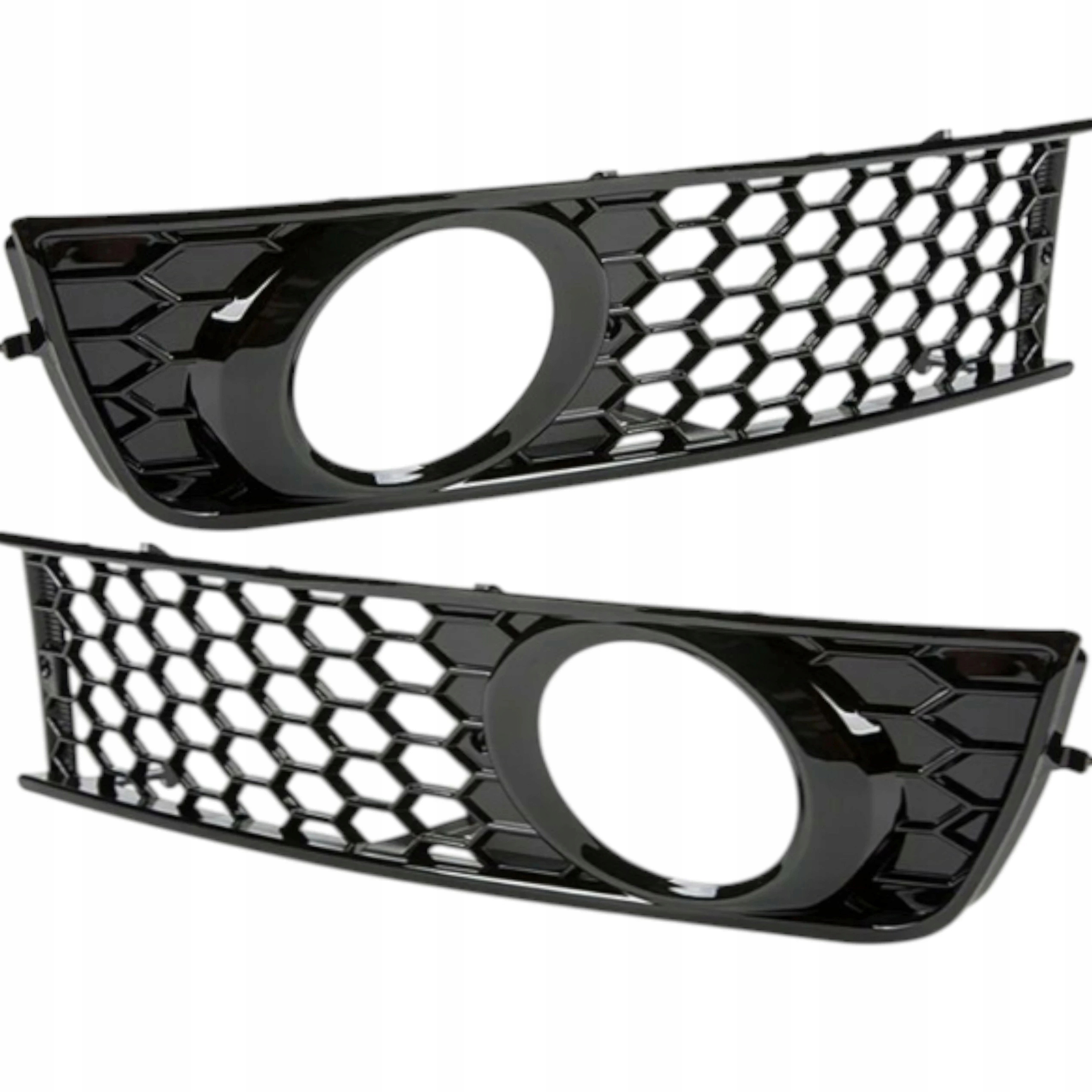 Audi A4 B6 2000-2004 Mřížky atrapy krytky nárazníku Medová Plástev Rs Look