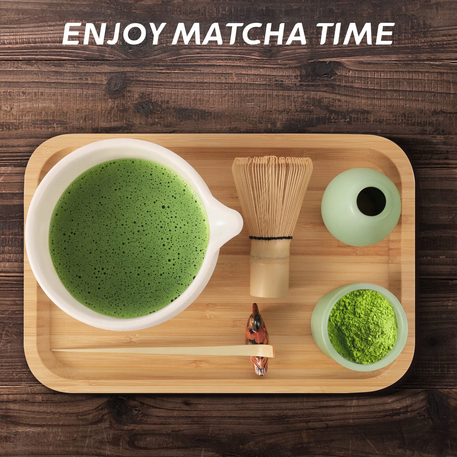 ARTCOME Zestaw Do Matcha Ceremonii Japońskiej 10 Elementów — miniatura 3