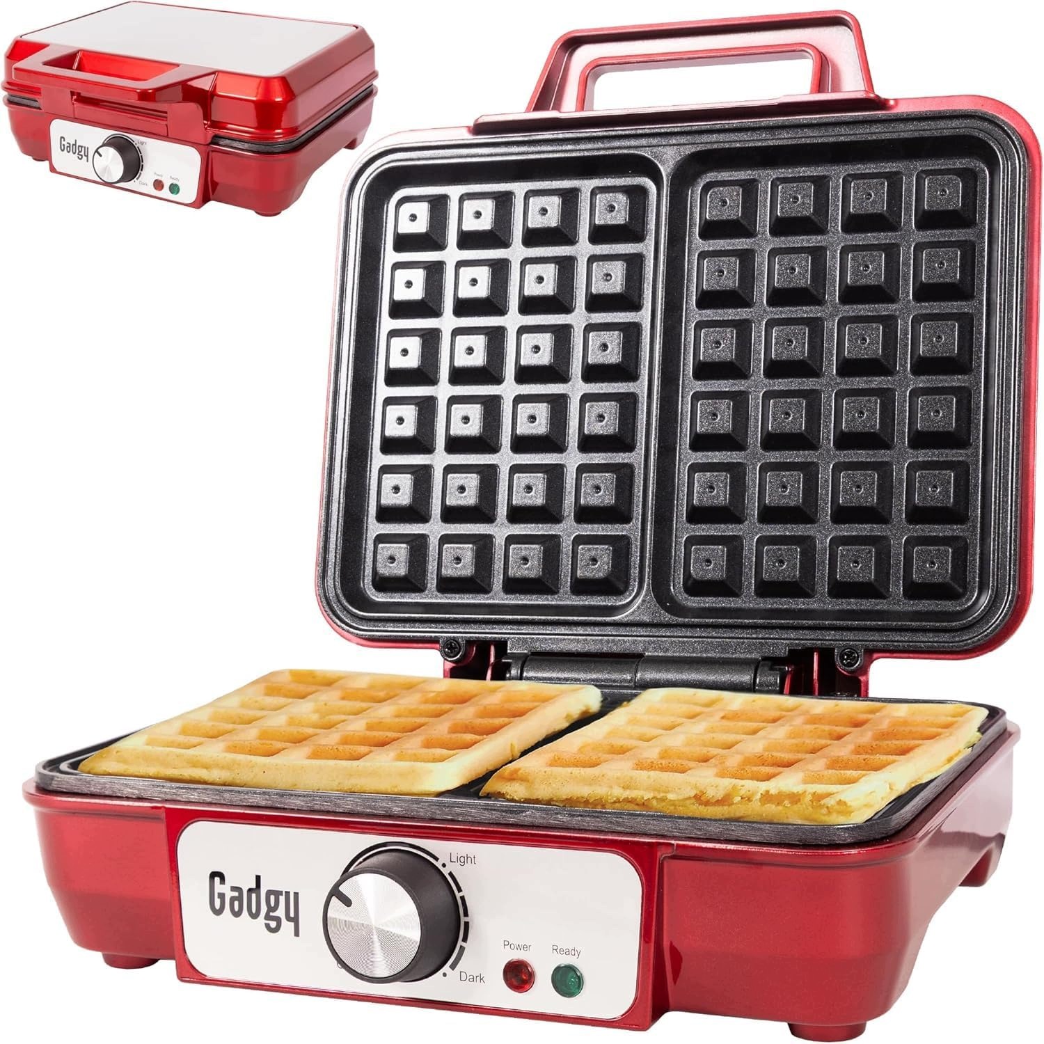 Vaflovač Na Belgické Vafle 1000 W 2 Vafle Regulace Teploty