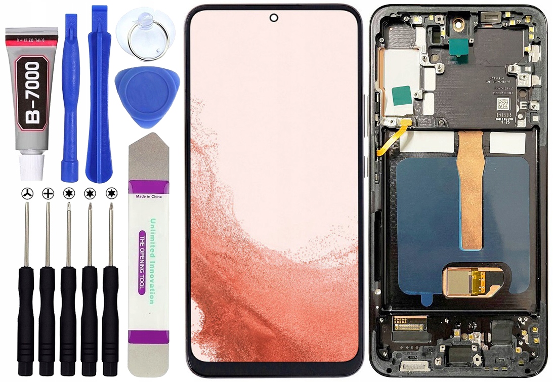 Oled displej pro Samsung Galaxy S22 Plus 5G S906 S906B LCD displej Rámeček