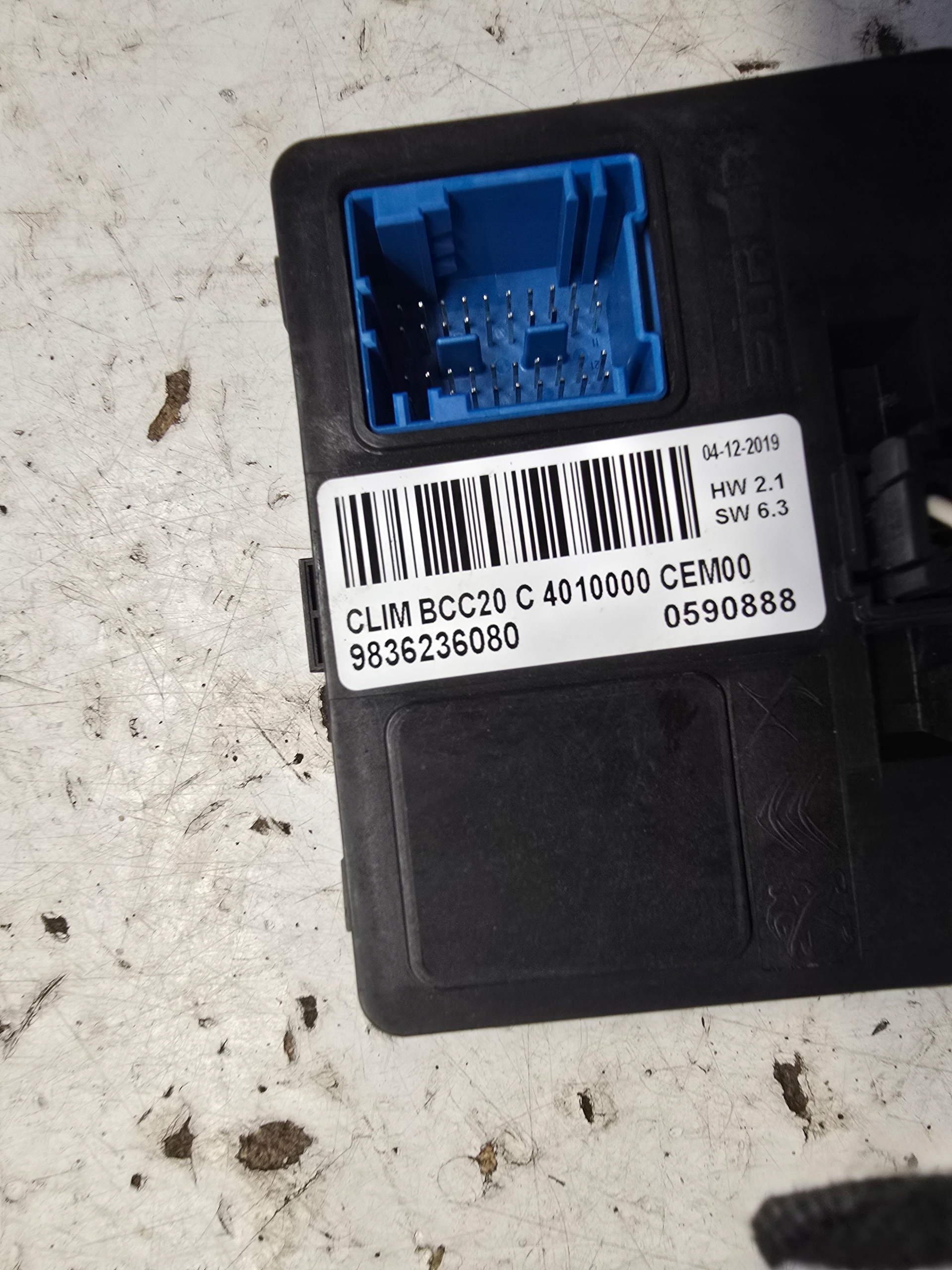 OPEL CORSA F modul klimatizaci 9836236080