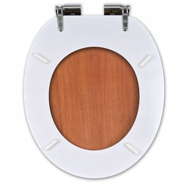 DESKA WC WOLNOOPADAJĄCA KLAPA SEDESOWA KLOZETOWA DREWNO MDF Marka Verda