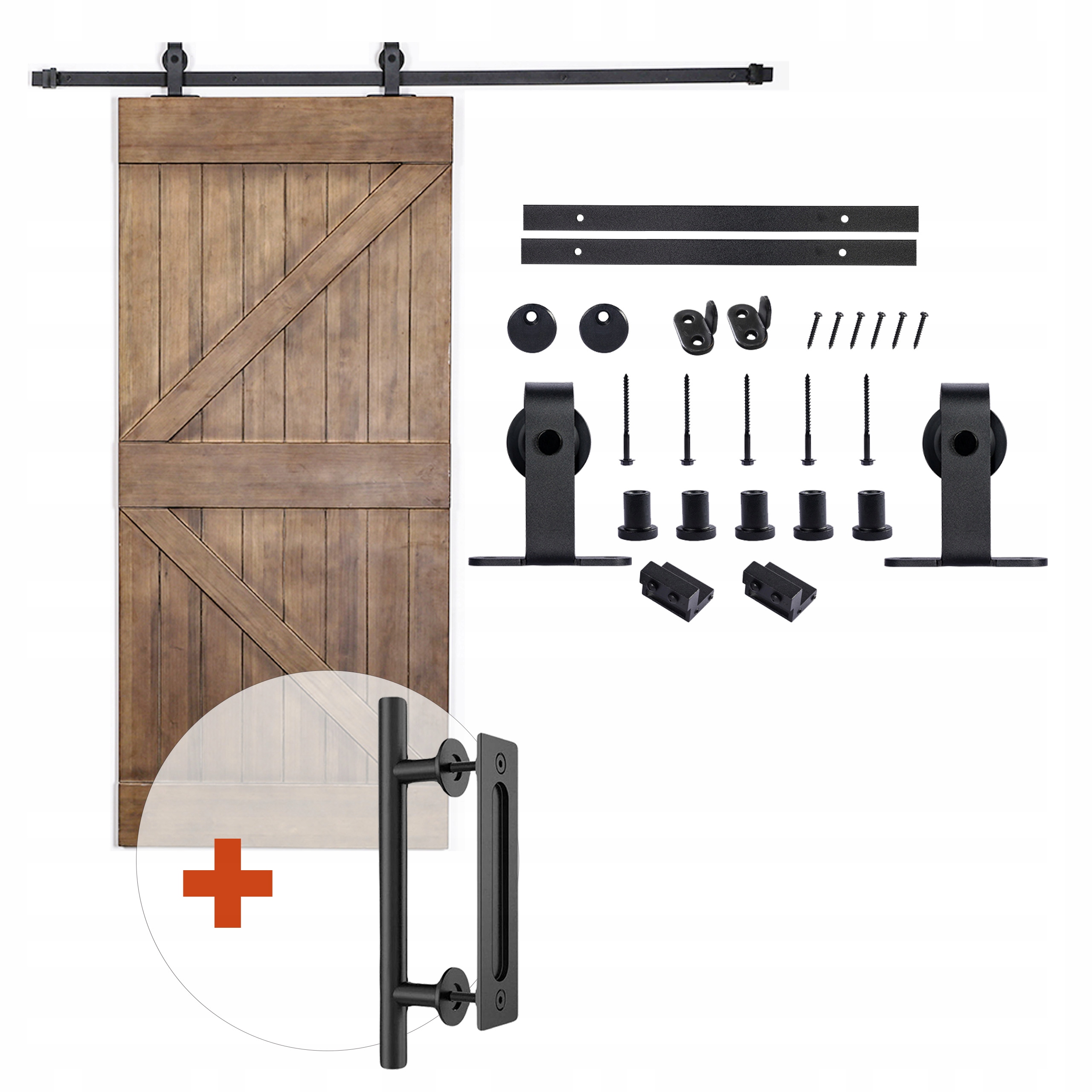 Sada pre posuvné dvere s držiakom Grip, vzor „t“