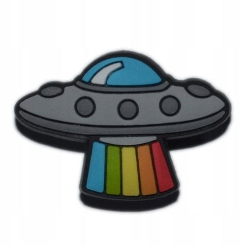 

Kosmos Przypinka do butów Ufo tęcza 2297