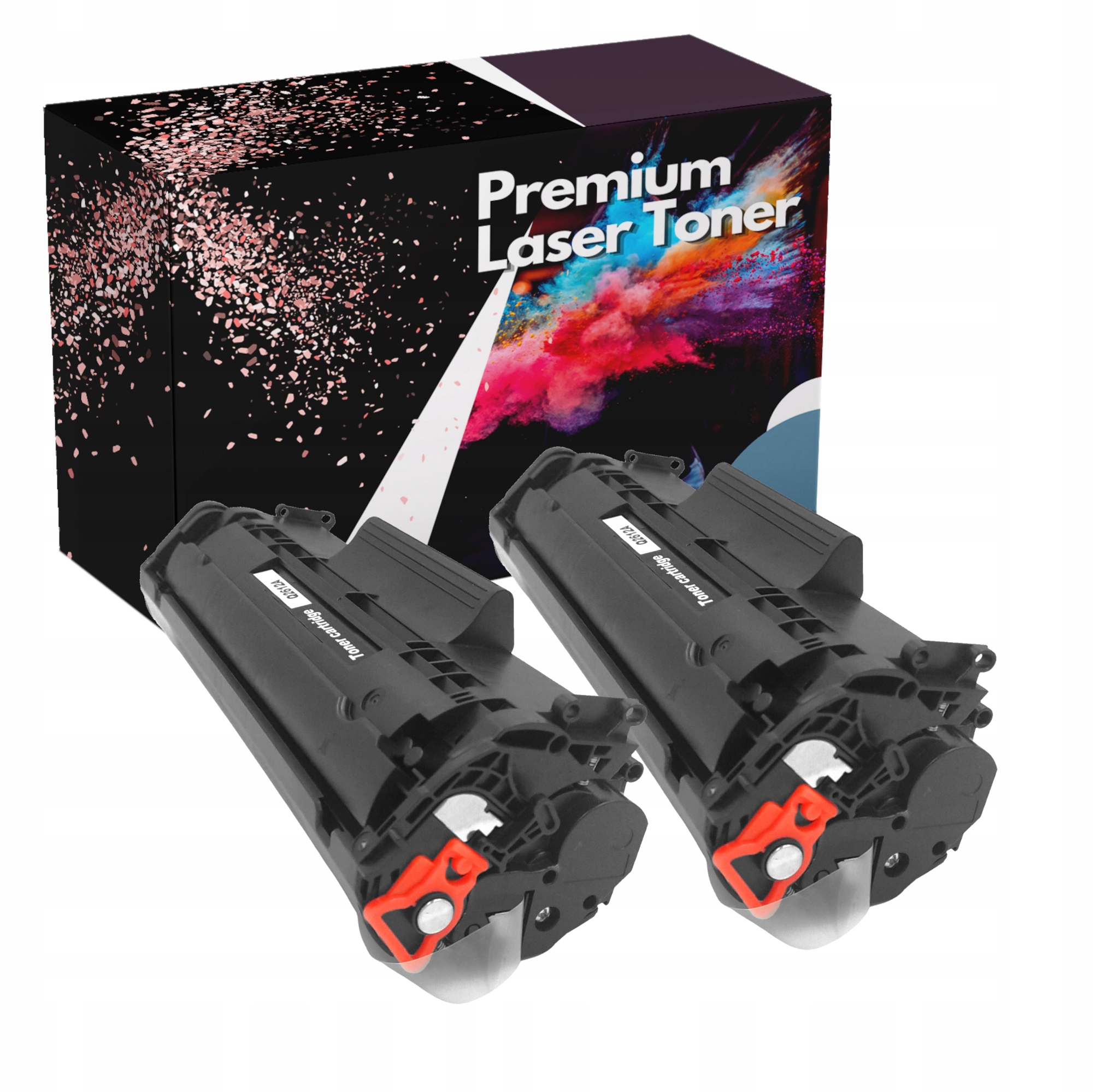 

2x Toner do Hp 1010 1012 1015 1018 1020 12A Q2612A