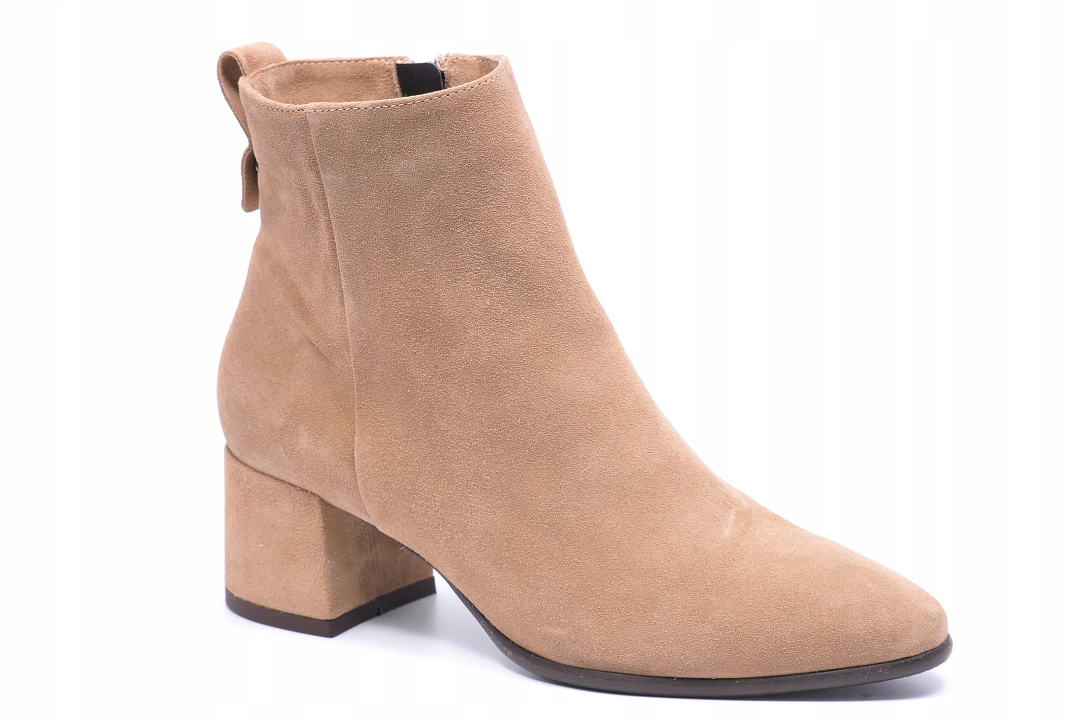 Kotníkové Boty Nessi 20780 béžové W11 Velikost 39