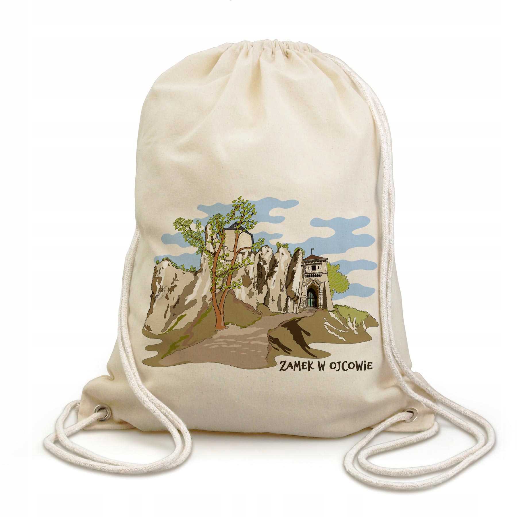 

Plecak Worek Zamek w Ojcowie, natural