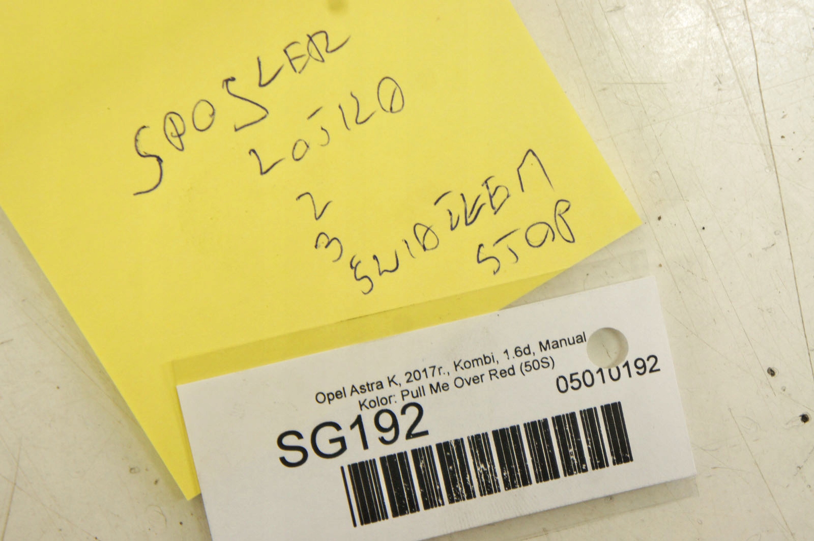 SG192 opel ASTRA K спойл спойлер крышки Me RED 50S свет стоп