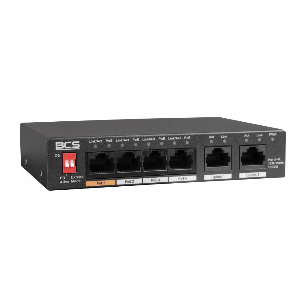 Switch PoE BCS-L-SP04G02G(2) 6 portowy