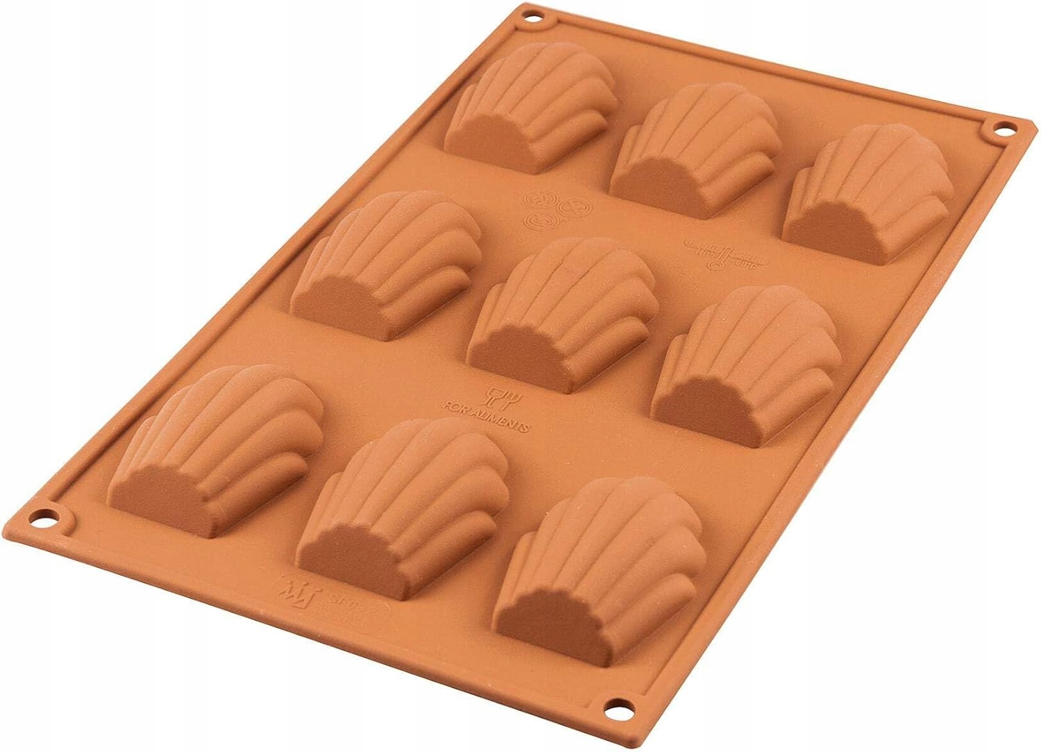 Silikonová Forma Pro Madelein 68X45MM Platinová 230°C