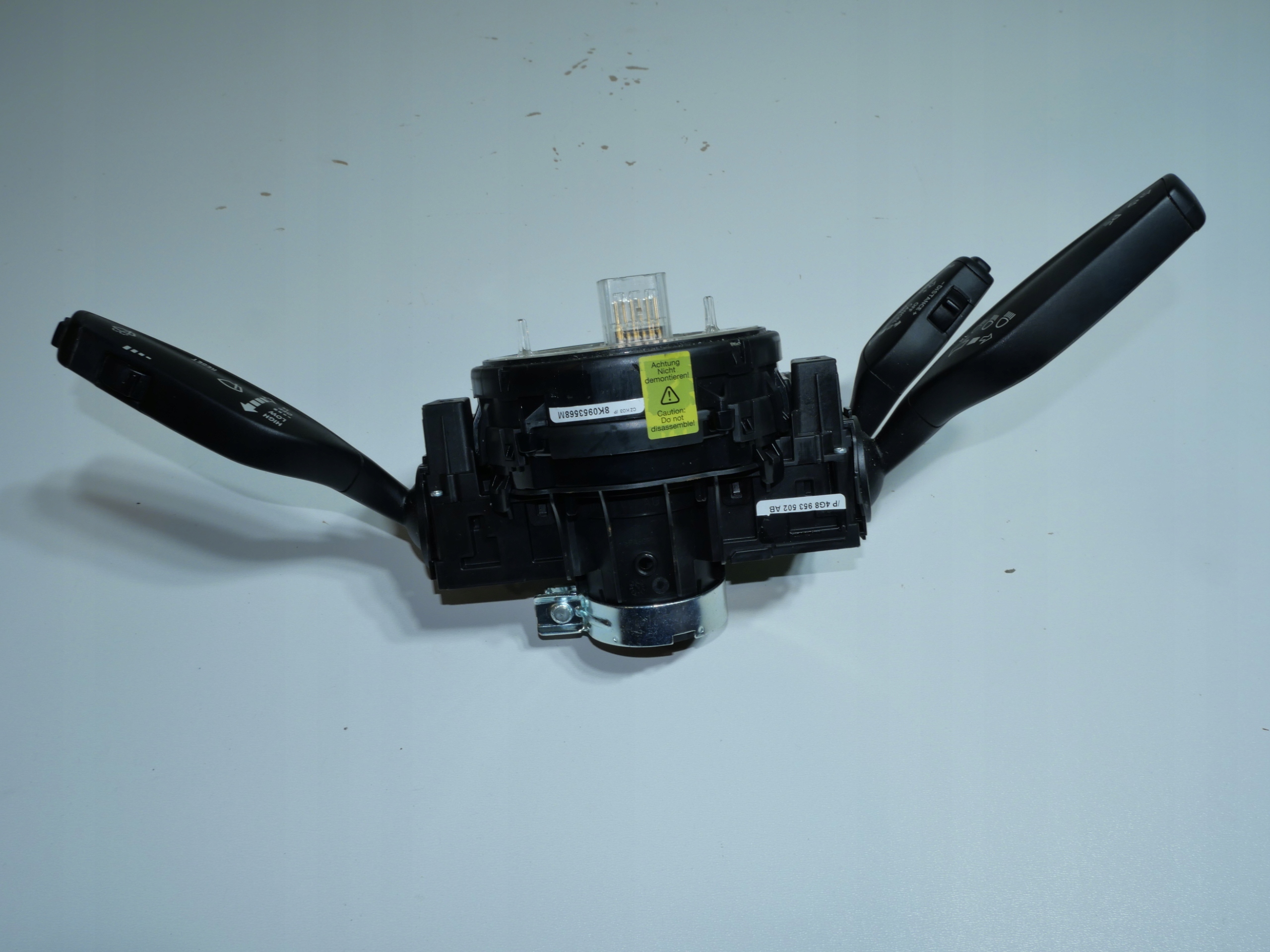 AUDI ANELLO airbag VOLANTE DEVIO LUCI TERGICRISTALLO TERGI 8K0953568M