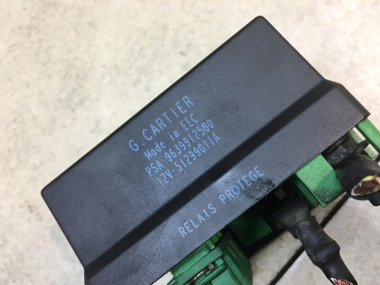 relay plugs ZAROWYCH ULYSSE II 2.2 JTD 9639912580