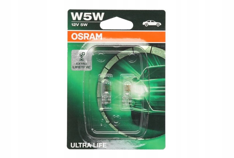 

Żarówki W5W 12V 5W W2.1x9.5d Ultra Life Osram 2SZT