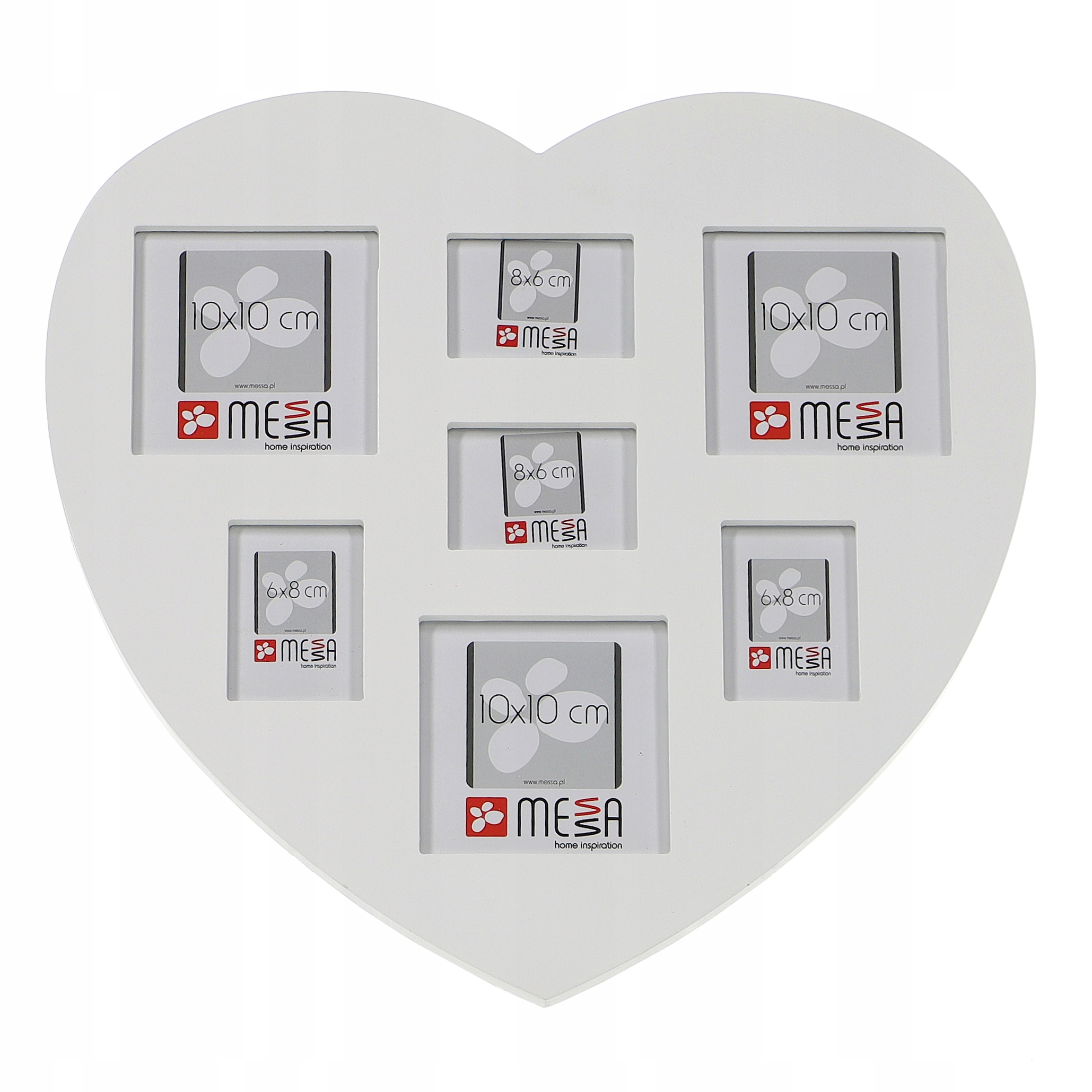 

Biała Wisząca Drewniana Ramka Rama 2 Zdjęcia 13x18