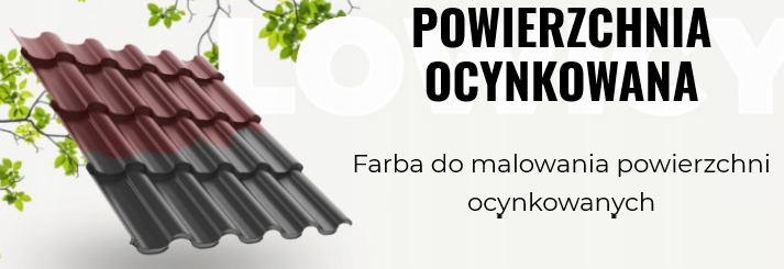 FARBA EMALIA NA DACH OCYNK METAL STAL OCYNKOWANĄ Rodzaj farba