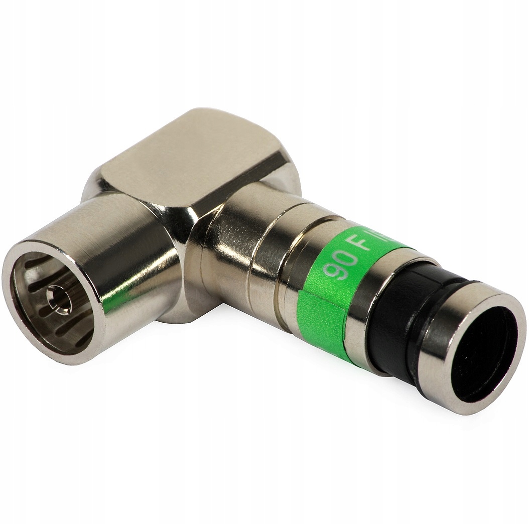 

Gniazdo kątowe 90 F antenowe Tv kompresyjne Iec