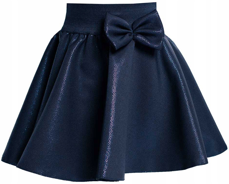 

Spódnica dla dziewczynki granatowa połyskująca 140