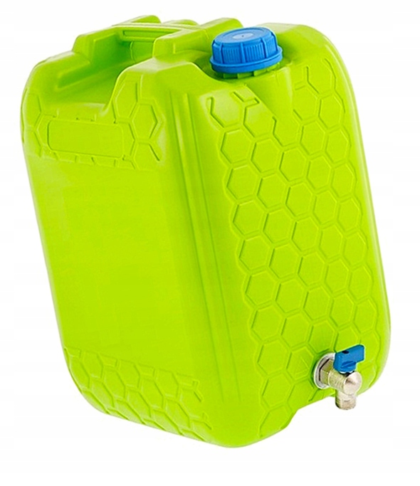 POJEMNIK NA WODĘ Z METALOWYM KRÓTKIM ZAWOREM 20 L T7F48