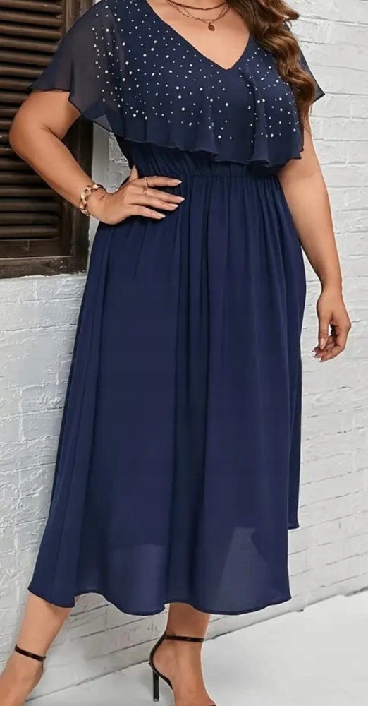 Elegantní šaty Maxi Plus Size vel 50