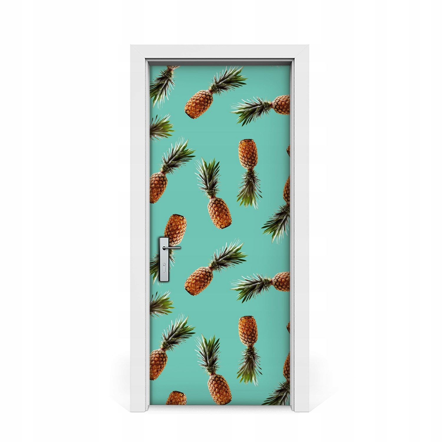 

Naklejka na drzwi okleina Ananasy wzór 85x205