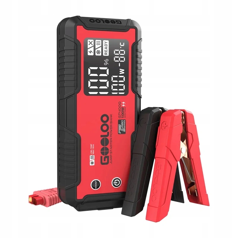 Gooloo GT4000 Spúšťacie zariadenie Jump Starter 4000A 74Wh 12V IP65 Led