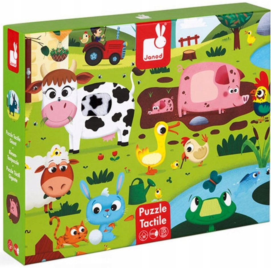 

Puzzle Sensoryczne Farma Wieś Janod 20 el. 3+