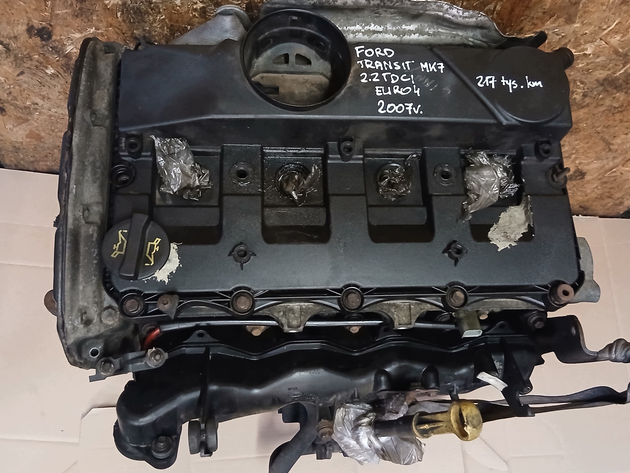FORD TRANSIT MK7 VII 2.2 TDCI 2007 engine EURO 4 217 TYS KM