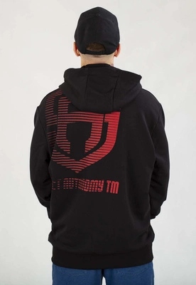 Mikina Street Autonomy S Kapucí Backteam černo červená