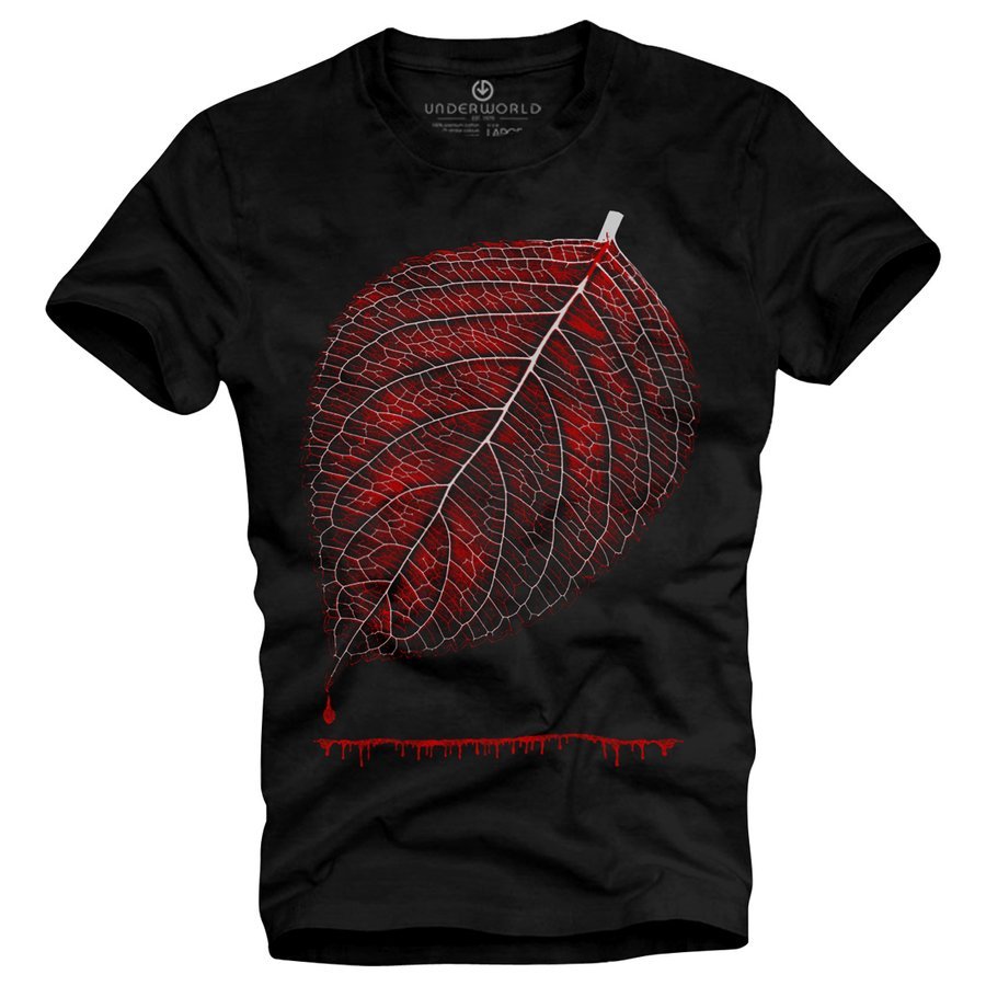

T-shirt męski Underworld Leaf czarny