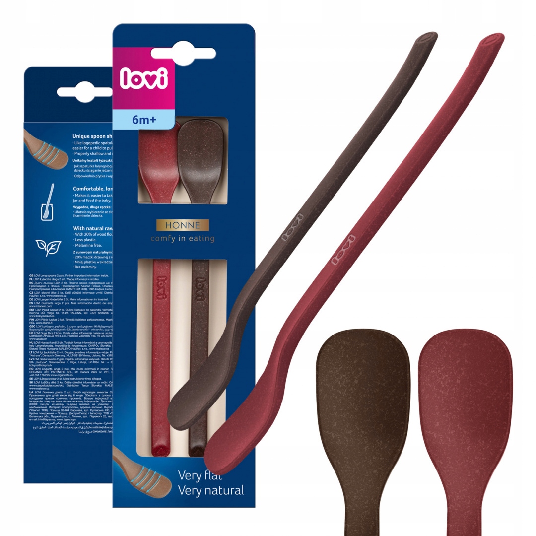 

Lovi Pierwsza Łyżeczka Do Karmienia płaska 2 szt