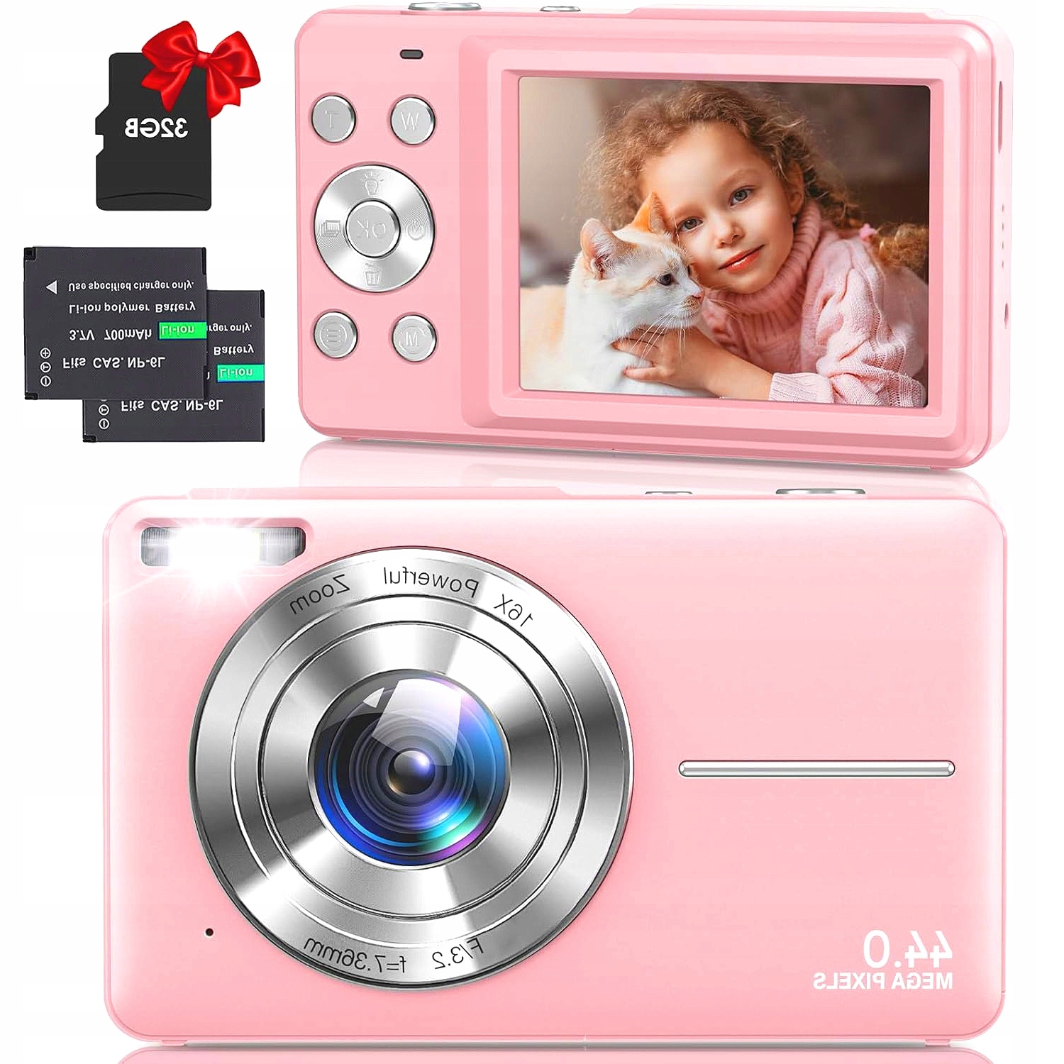 Kompaktní Digitální Fotoaparát S 2.4" Displejem Ips A Automatickým Vypínačem