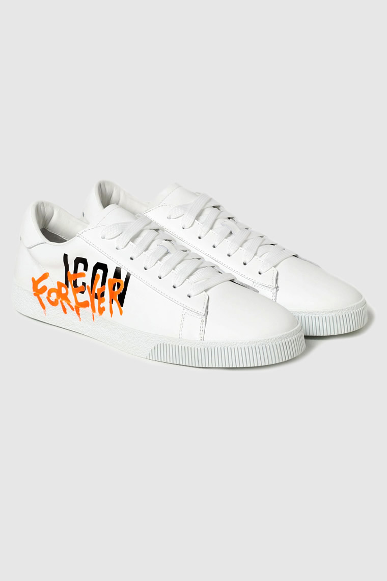 DSQUARED2 Białe sneakersy męskie icon forever 44