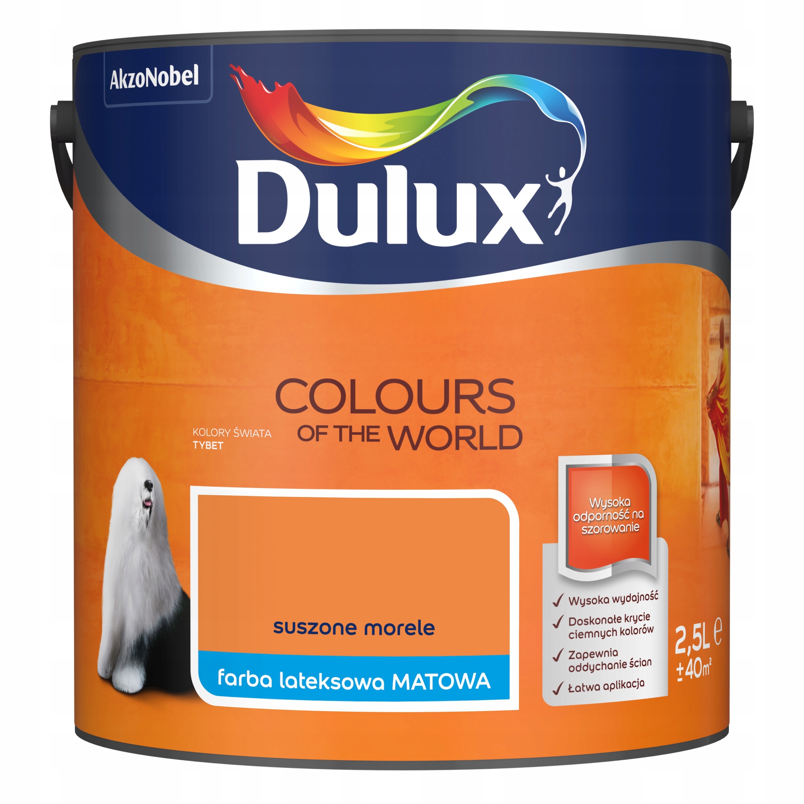 

Farba Dulux Świata Suszone Morele 2,5L