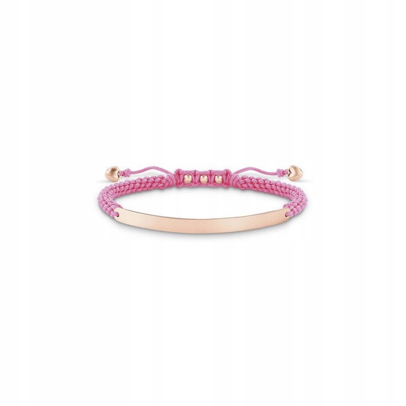 Nastavitelný náramek Thomas Sabo 21 cm růžový