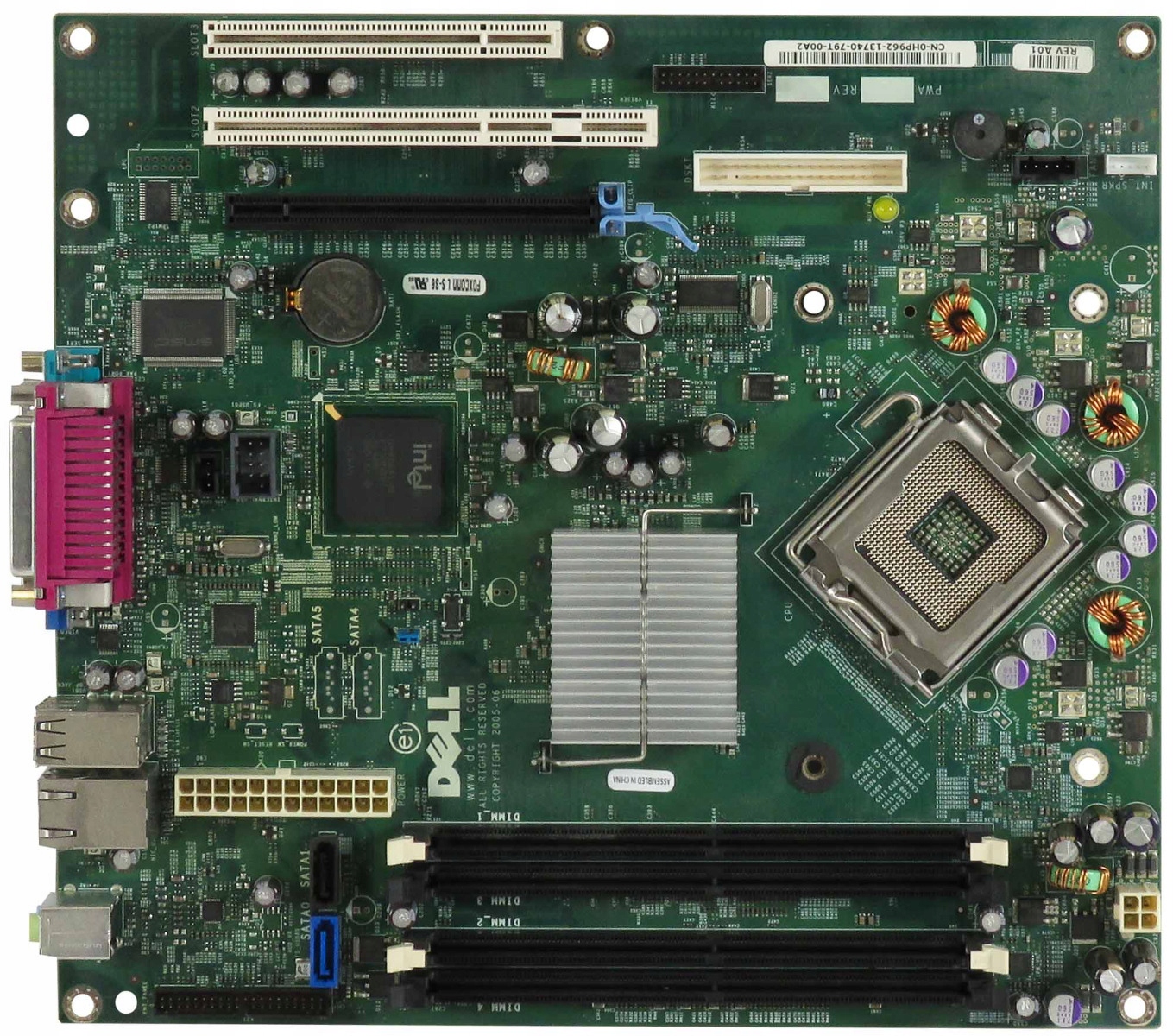 Dell 0HP962 LGA775 DDR2 Pci Optiplex 745 755 Základní deska