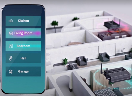 WZMACNIACZ STREFOWY ARTSOUND SMART HYDE MULTIROOM Kolor czarny