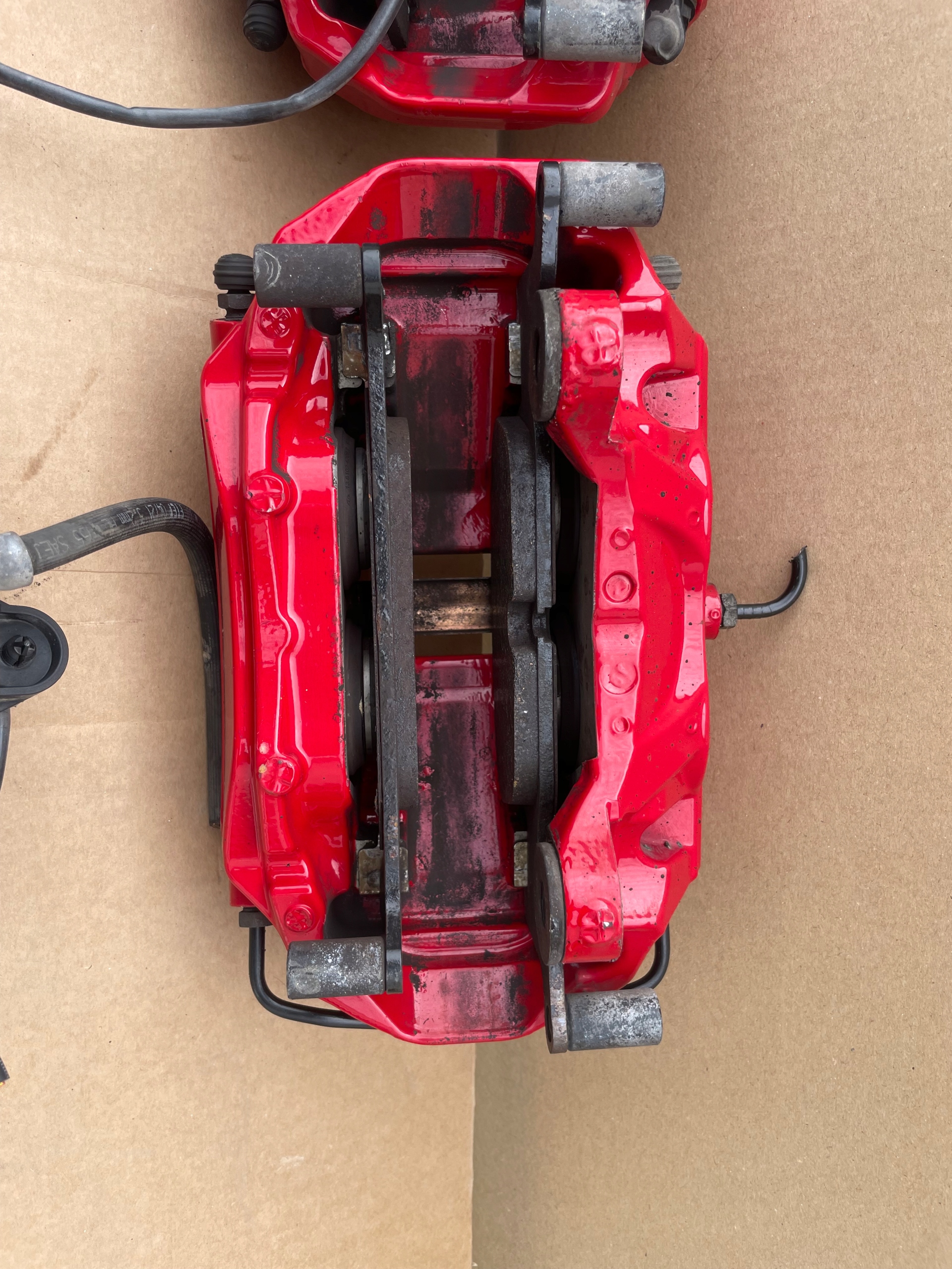 calipers front rear part as new original AUDI A4 B9 LIFT S-LINE KOMPLET